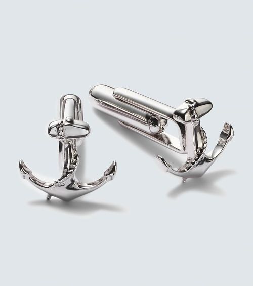 Mateo Anchor rhodium-plated...