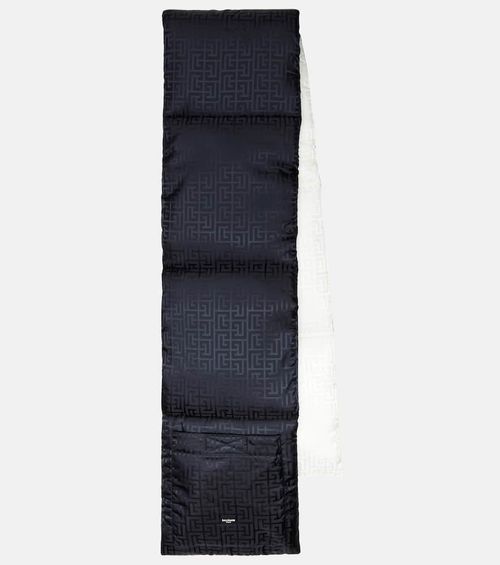 Balmain Padded monogram scarf