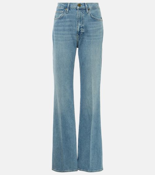 Frame High-rise straight jeans