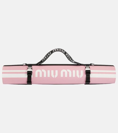 Miu Miu Logo yoga mat