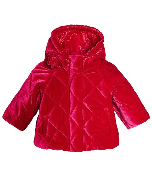 Monnalisa Baby quilted velvet...