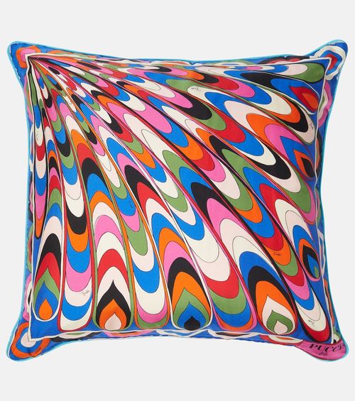 Pucci Printed silk cushion