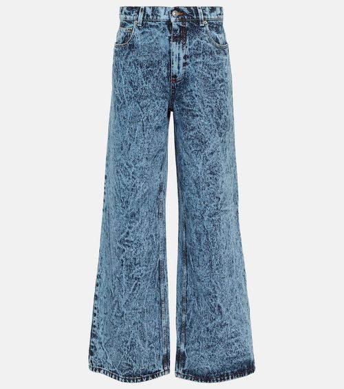 Marni High-rise wide-leg jeans