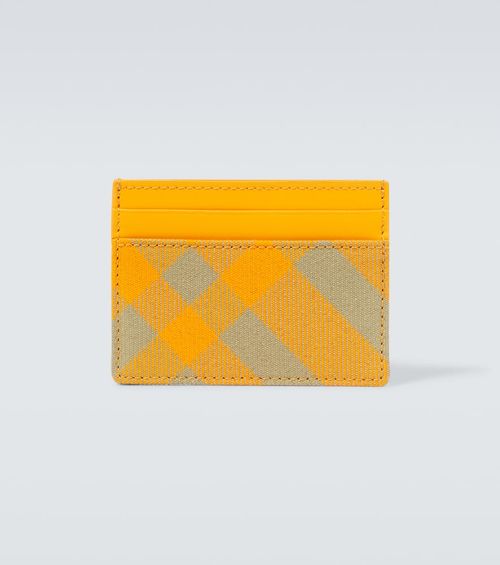 Burberry Checked leather card...