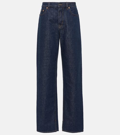 Gucci Low-rise wide-leg jeans