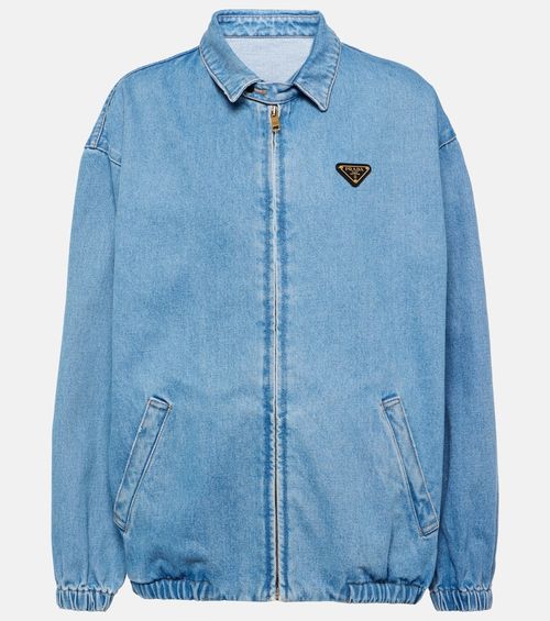 Prada Logo denim jacket