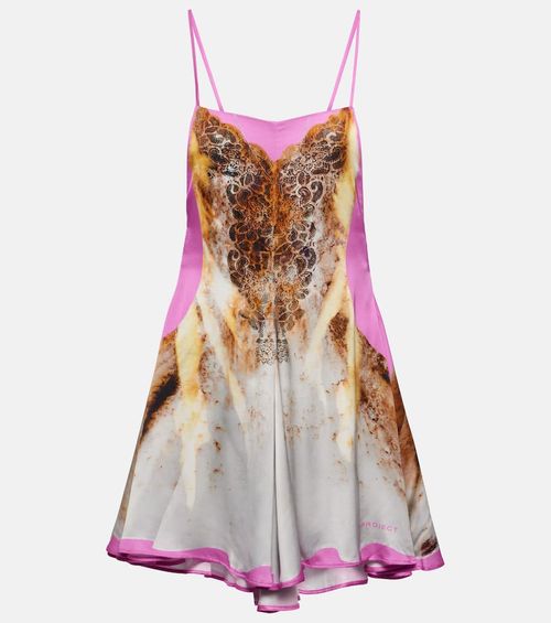 Y/Project Printed slip dress