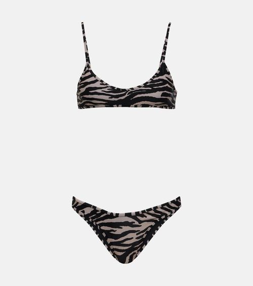 The Attico Zebra-print bikini