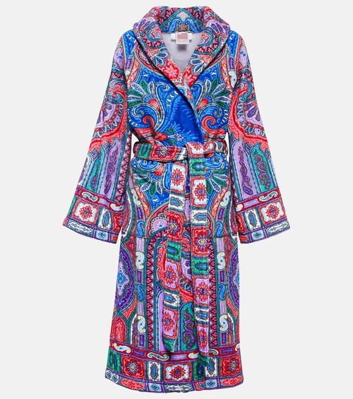 Etro Paisley cotton bathrobe