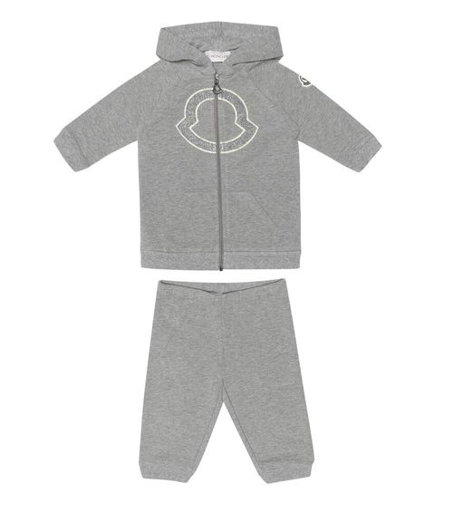 Baby stretch-cotton tracksuit