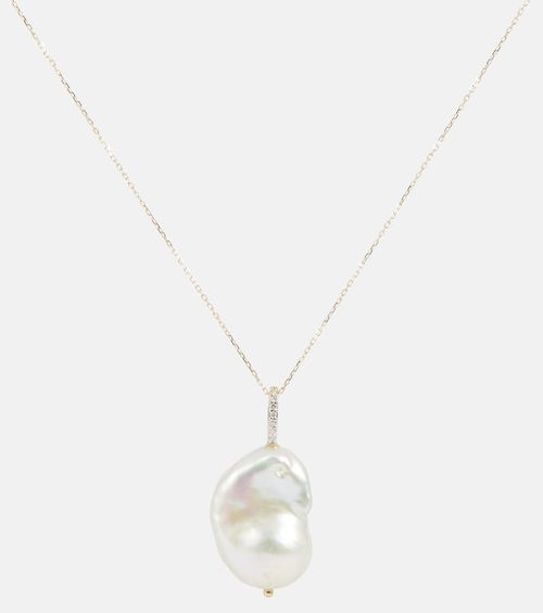 Mateo 14kt gold necklace with...