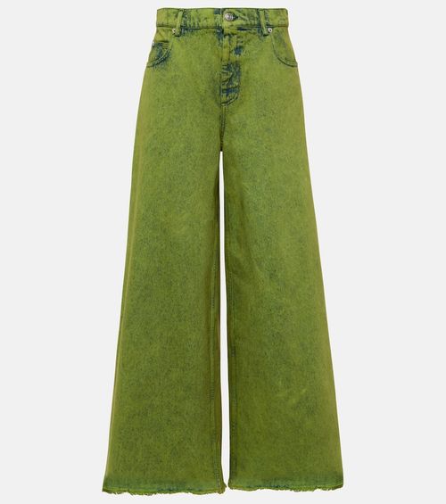 Marni High-rise wide-leg jeans