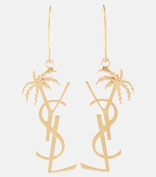 Saint Laurent Logo earrings