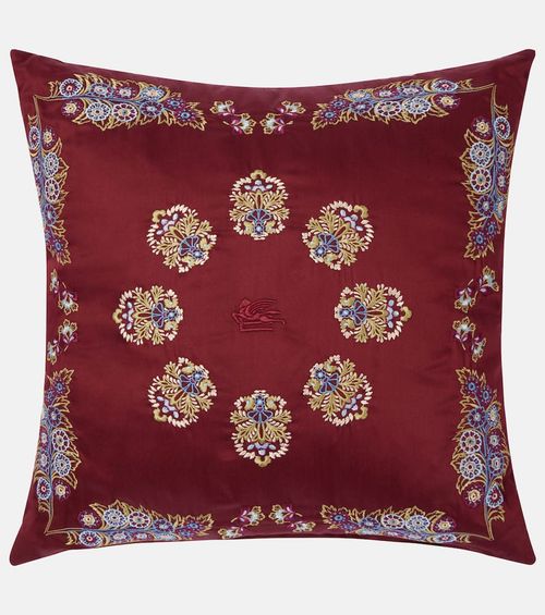 Etro Embroidered cotton satin...