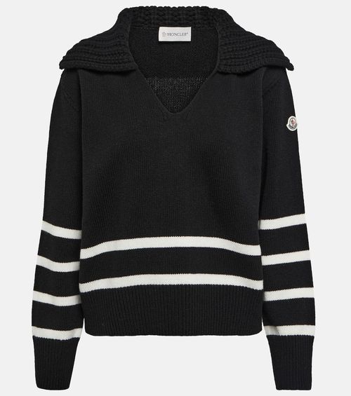 Moncler Striped wool and...