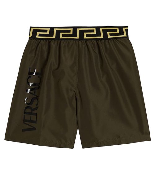 Versace Kids Greca swim shorts