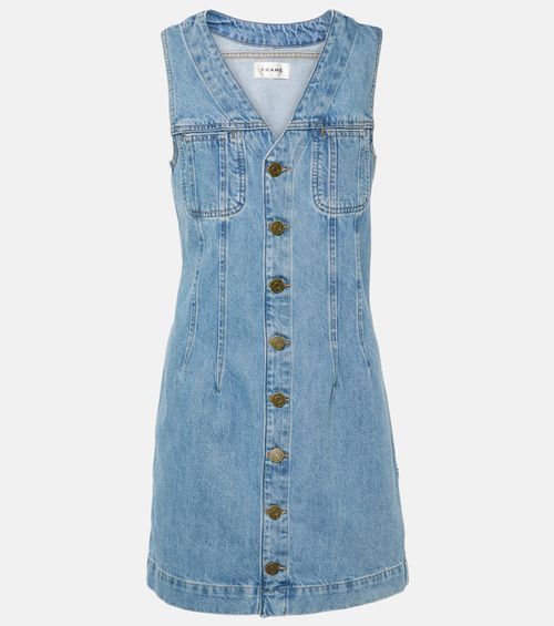 Frame Trucker denim minidress