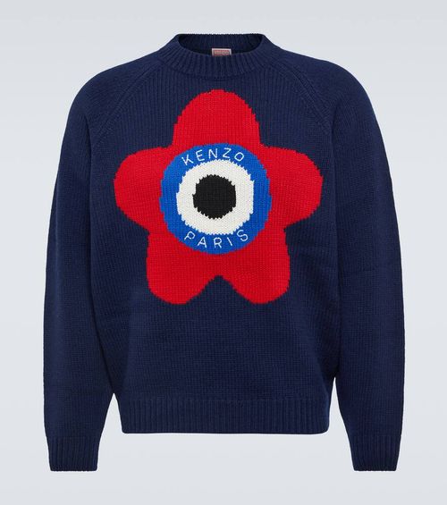 Kenzo Intarsia wool-blend...