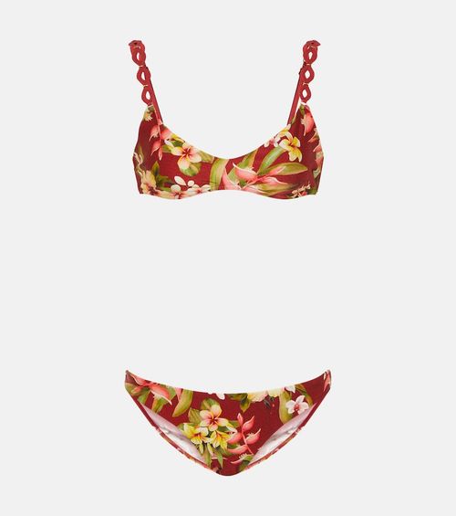 Zimmermann Lexi floral bikini