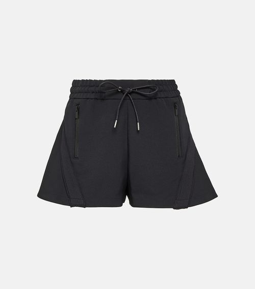 Sacai Technical jersey shorts