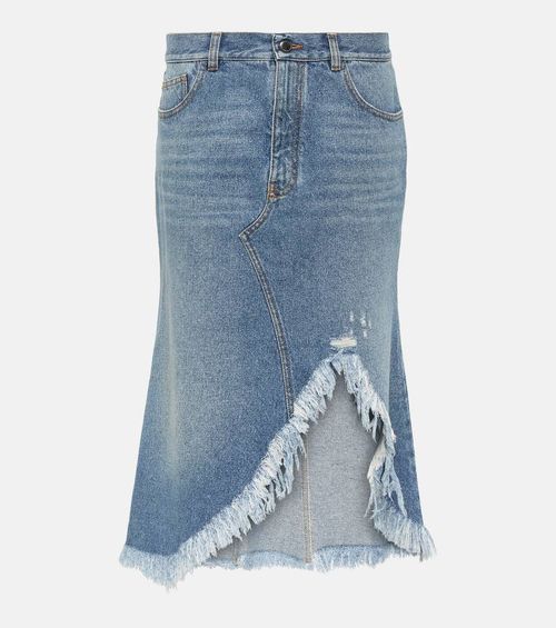 Chloé Denim midi skirt