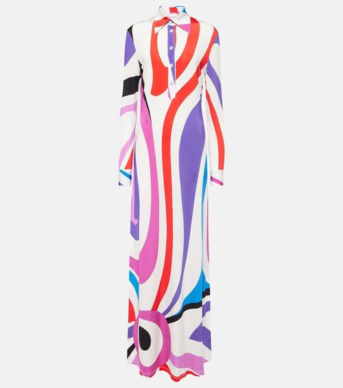 Pucci Marmo-printed satin...