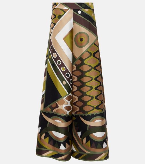 Pucci Vivara high-rise silk...