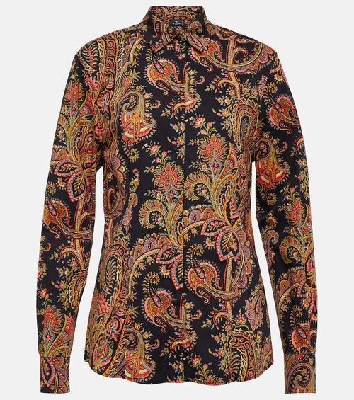 Etro Paisley cotton-blend...