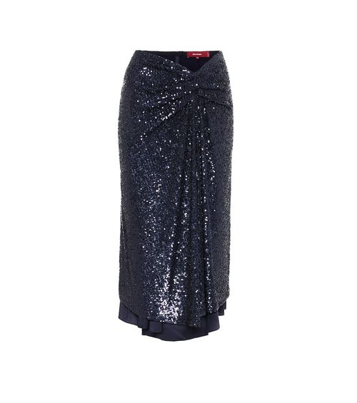 Kayla sequined midi skirt