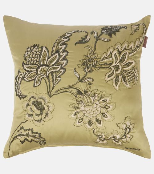 Etro Embroidered cotton satin...