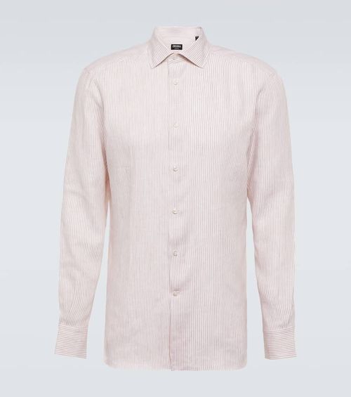 Zegna Striped Oasi Lino shirt