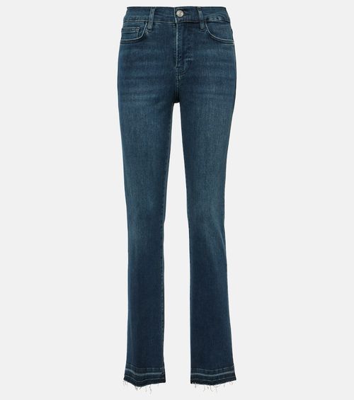 Frame High-rise straight jeans