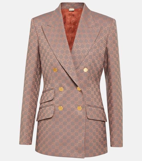 Gucci GG cotton canvas blazer