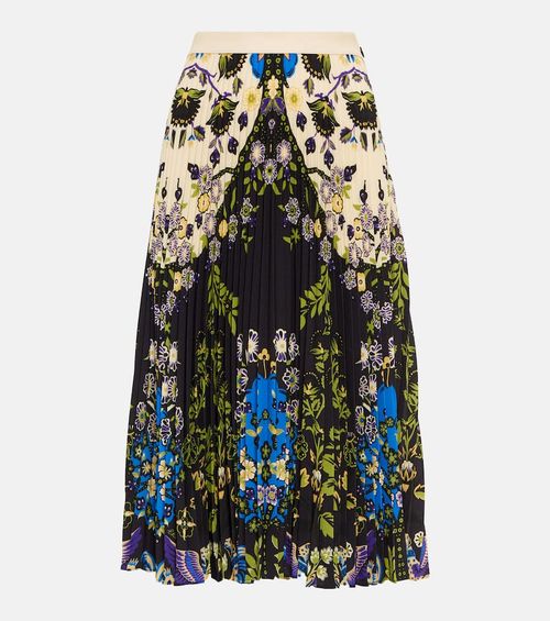 Etro Printed pleated midi...