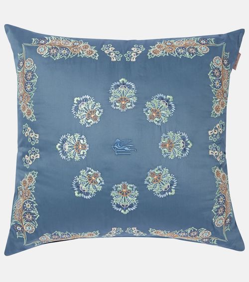 Etro Embroidered cotton satin...