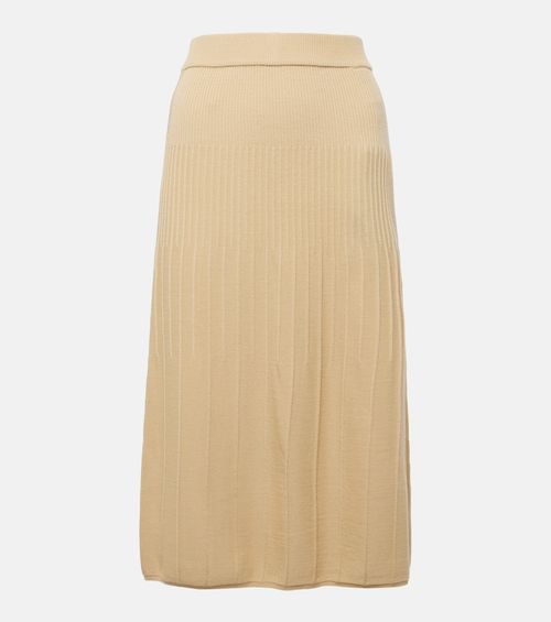 Joseph Ribbed-knit wool midi...