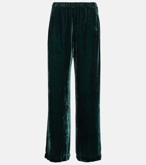 Velvet Frida velvet wide-leg...