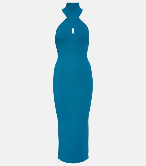 Alaïa Halterneck bodycon midi...