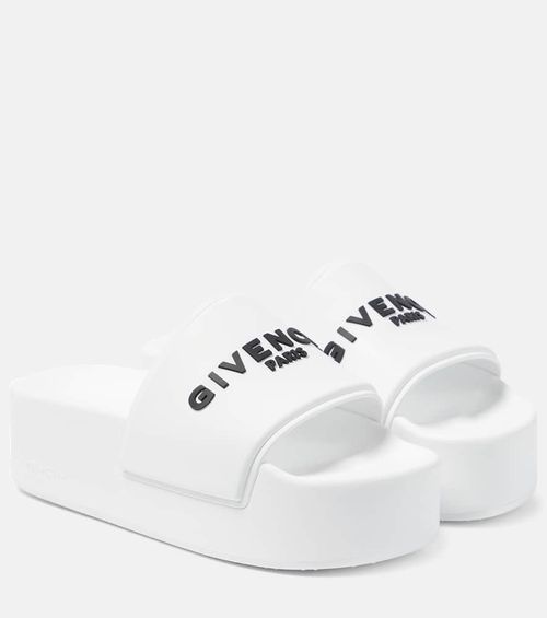 Givenchy Logo platform rubber...