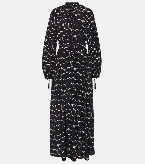 Max Mara Urbania printed silk...