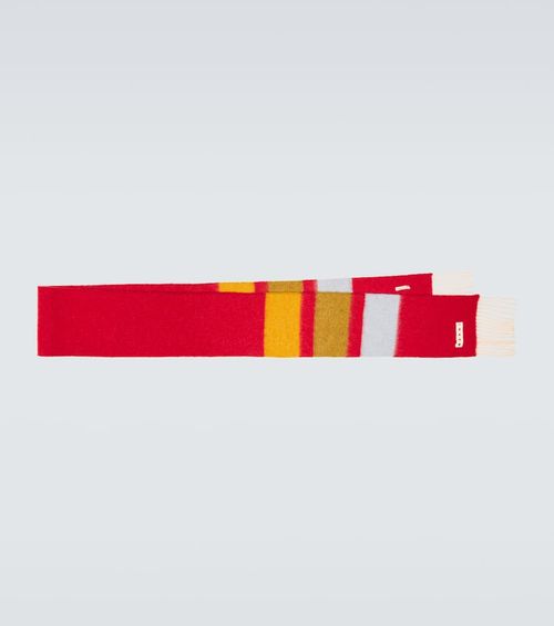 Marni Striped wool-blend scarf