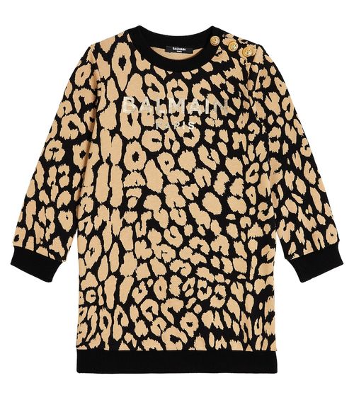 Balmain Kids Logo cotton...