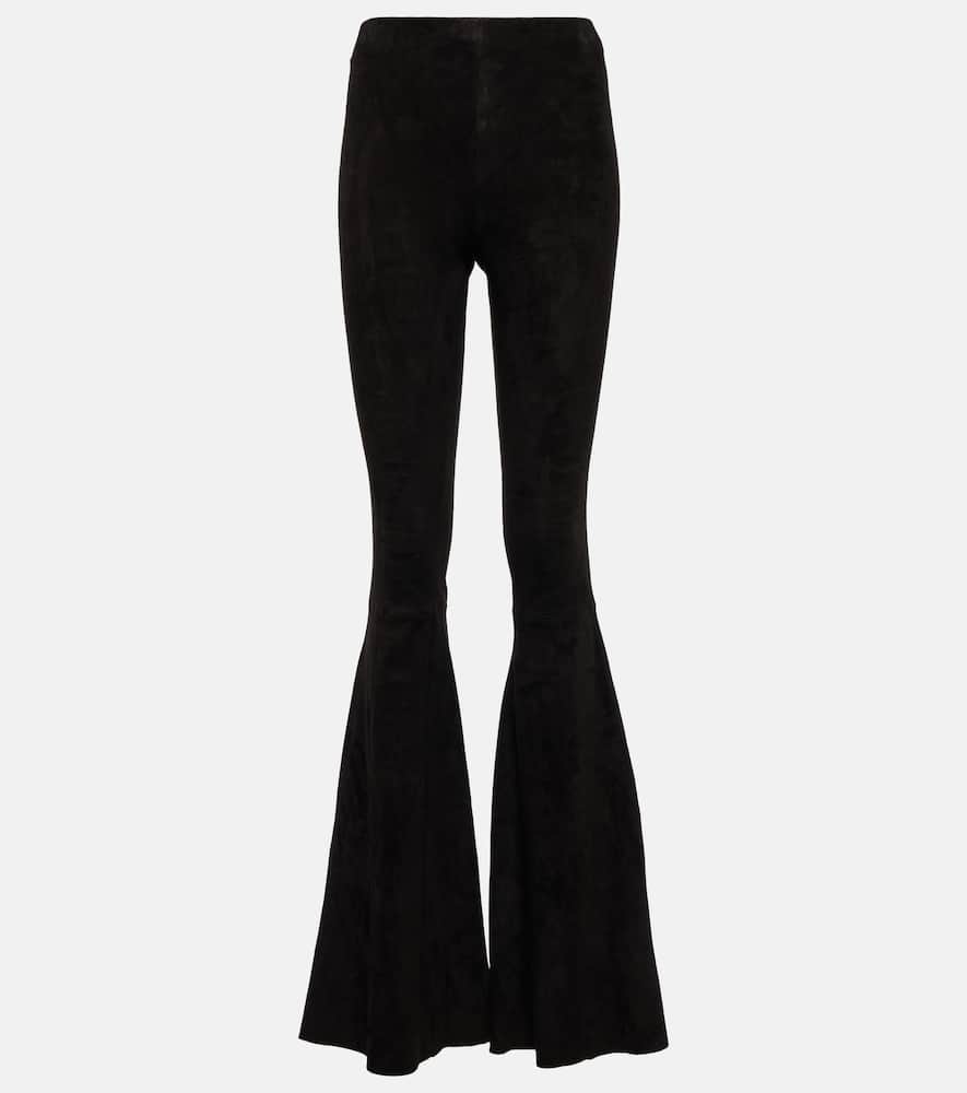 Stouls High rise suede flared pants 701.00 Grazia