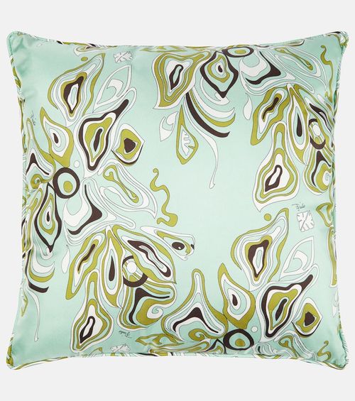 Pucci Printed silk cushion