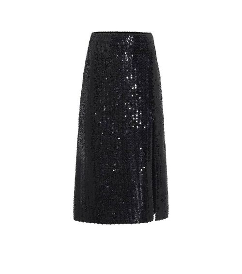 Sequined midi skirt