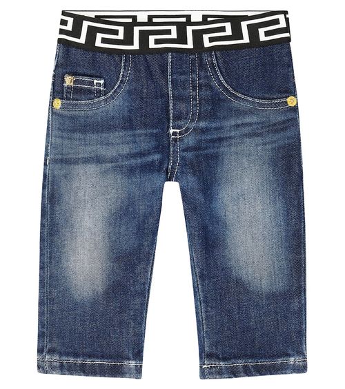 Versace Kids Baby Greca jeans