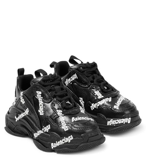 Balenciaga Kids Triple S logo...