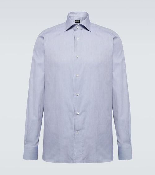 Zegna Trofeo checked cotton...