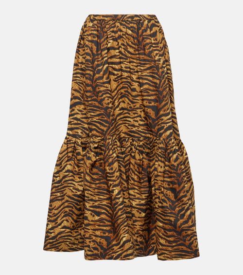 Ganni Leopard-print cotton...