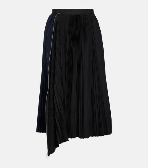 Sacai Pleated midi skirt